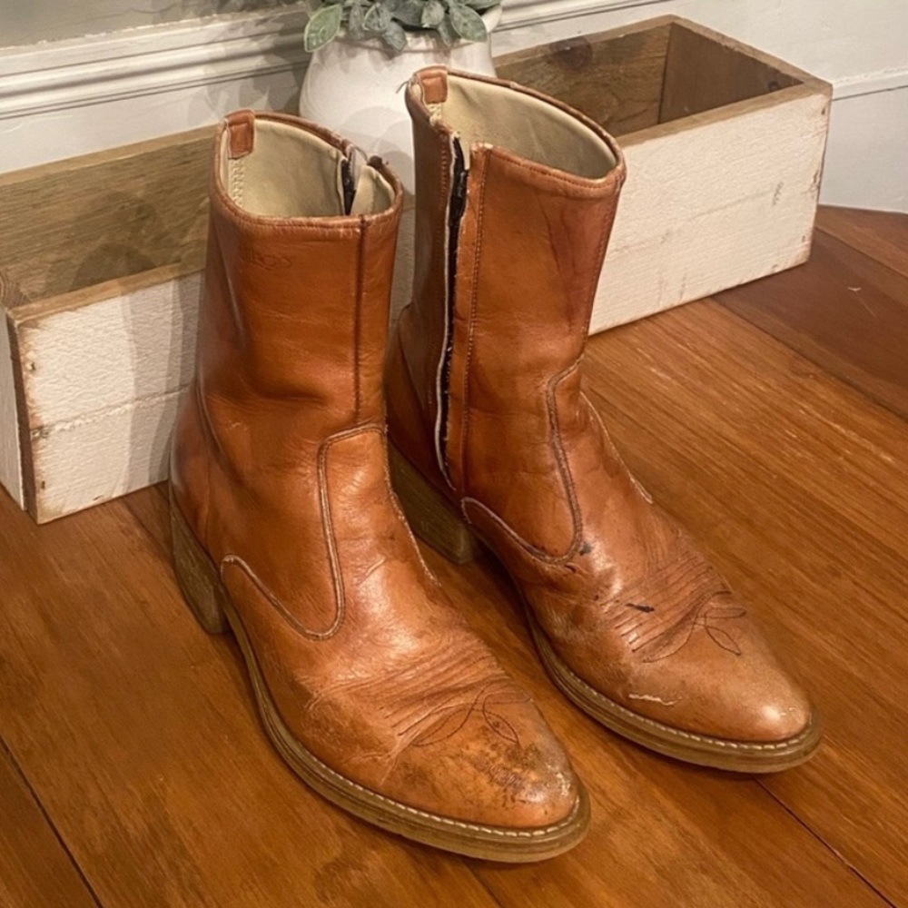 Vintage Dingo Cowboy Boots Mens Size 10.5 D